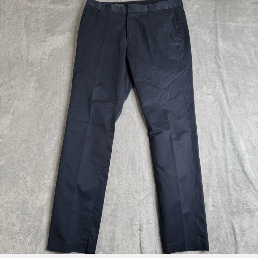 Bonobos Pants Mens 33x32 Blue Weekday Warrior Monday Straight Fit Stretch Office